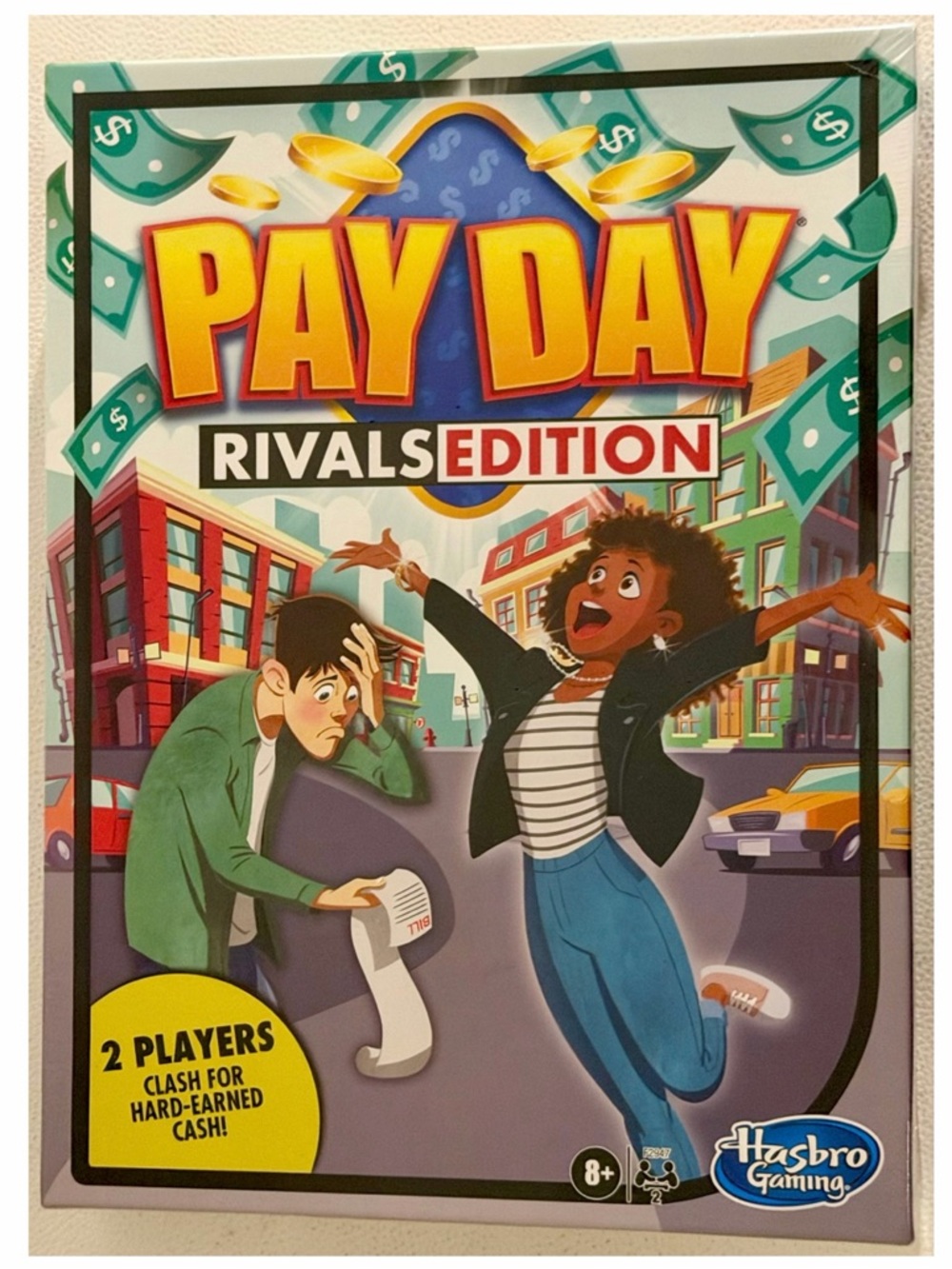 Pay Day Rivals Edition Board Game NEW Sealed Hasbro 2 Player Family Game